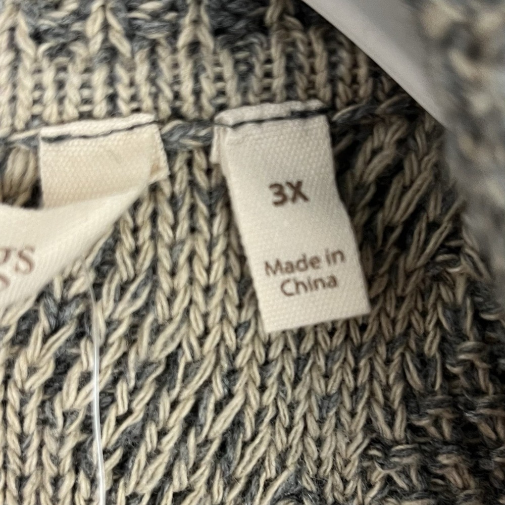 Soft Surroundings Size 3X Penrose Cardigan Sweater Cable Knit NWT - Picture 10 of 13